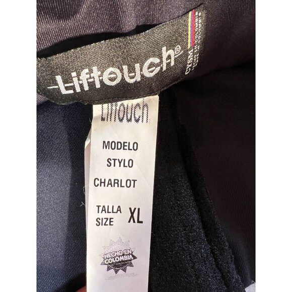 Cysm Push Up Pants Womens XL Black Stretch Front Zip High Rise Pull on Lifetouch - Picture 9 of 11